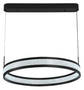 Lustră LED dimabilă pe cablu LED/45W/230V negru + telecomandă