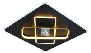 Plafonieră LED dimabilă LED/90W/230V negru + telecomandă
