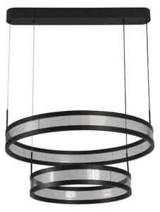 Lustră LED dimabilă pe cablu LED/40W/230V negru + telecomandă