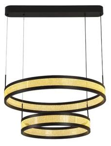 Lustră LED dimabilă pe cablu LED/40W/230V negru + telecomandă