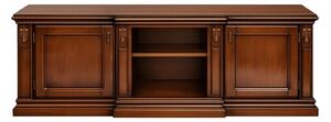 Comodă TV lemn masiv Bernhard, 172 × 57 × 64 cm