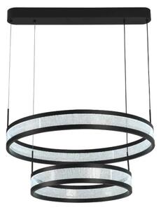 Lustră LED dimabilă pe cablu LED/40W/230V negru + telecomandă