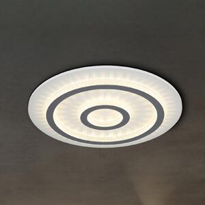 Globo Plafonieră LED Jayden, alb/antracit, CCT, dimabil, reglabil, Alb, Camera de zi / sufragerie, Metal