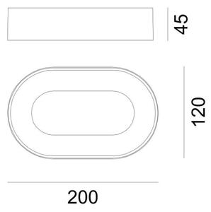 Aplică LED de exterior SURA LED/12W/230V IP65 Globo 32136W