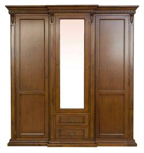 Dulap lemn masiv Bernhard 3 Usi, 182 × 67 × 218 cm