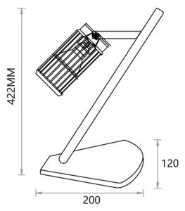 Lampă de masă VERTICAL 1xGU10/8W/230V alb