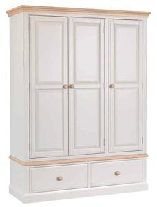 Dulap lemn masiv natur Sussane Gri/, 155 × 58 × 200 cm