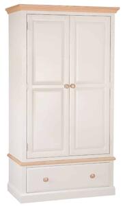 Dulap lemn masiv natur Sussane Gri/, 120 × 58 × 200 cm