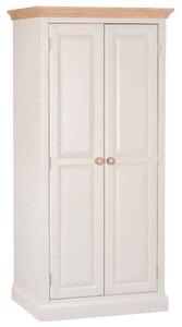 Dulap lemn masiv natur Sussane Gri/, 86 × 58 × 200 cm