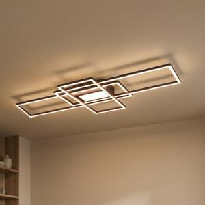 Trio Lighting Plafonieră Irvine LED 3.000-6.500 K, antracit, reglabil, Negru, Camera de zi / sufragerie, Metal, Modern