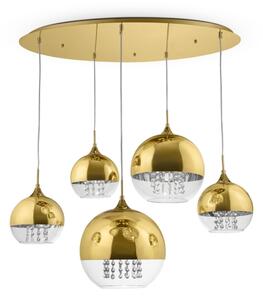 Lustră pe cablu Maytoni P140-PL-170-5-G FERMI 5xE27/60W/230V auriu