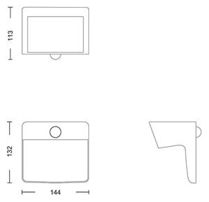Philips YARIXA LED 2,2W/3,7V IP44 lampă solară de perete cu senzor