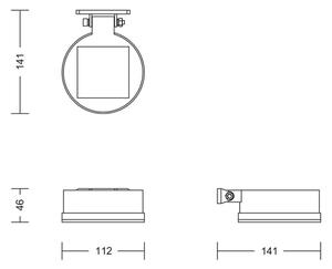 Philips VYNCE LED 1,5W 3,7V 1500mAh IP44 lampă solară de perete