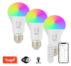 Immax NEO 07712CDO-SADA 3xLED RGB E27/9W/230V Wi-Fi Tuya + DO dimabil