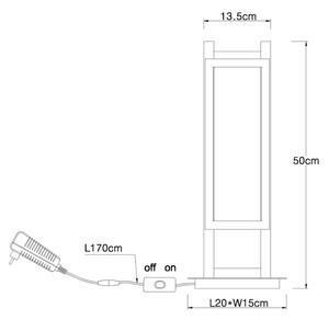 Lampă LED de masă Globo 67266T ILLA LED/20W/230V