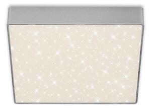 Plafonieră LED Briloner 7077-414 STAR SKY LED/21W/230V 21x21 cm argintiu