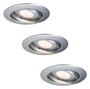 Paulmann 92516 - SET 3xLED-GU10/3,5W Lampă încastrată baie 230V