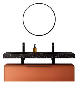 Set lemn masiv mobilier baie suspendat Avena 100 cm Personalizabil