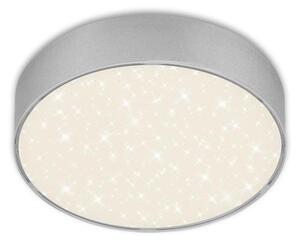 Plafonieră LED Briloner 7072-414 STAR SKY LED/11W/230V d. 15 cm argintiu