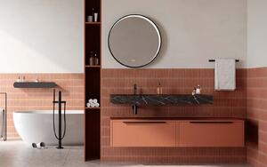 Set lemn masiv mobilier baie suspendat Avena 160 cm Personalizabil