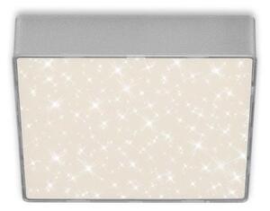 Plafonieră LED Briloner 7076-414 STAR SKY LED/11W/230V 15x15 cm argintiu