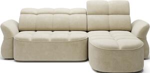 Colțar lemn masiv extensibil Beneth 301×185 cm Personalizabil - Dreapta, Monolith 04