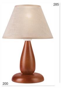 Lampă de masă PERA 1xE27/60W/230V maro/fag