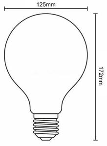 Bec LED FILAMENT G125 E27/18W/230V 3000K