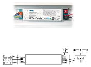 Corp de iluminat LED fluorescent Ecolite TLSVEL2-LED20W VELO LED/11/15/20W/230V alb