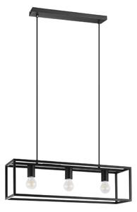 Lustră pe cablu Eglo 43032 ELDRICK 3xE27/40W/230V negru