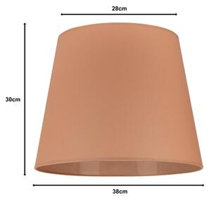 Duolla - Abajur pentru lampă de podea CLASSIC L E27 pr. 38 cm maro