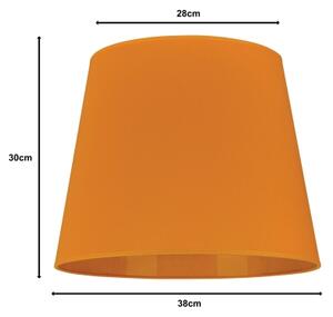 Duolla - Abajur pentru lampă de podea CLASSIC L E27 pr. 38 cm galben