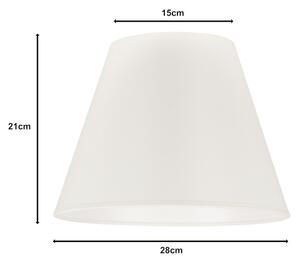 Duolla - Abajur pentru lampă de birou SOFIA S E27, pr. 28 cm, bej