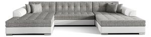 Colțar lemn masiv extensibil Vento Personalizabil, 359 × 165 × 87 cm - Berlin 01 - Soft 17
