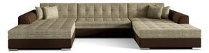 Colțar lemn masiv extensibil Vento Personalizabil, 359 × 165 × 87 cm - Berlin 03 - Soft 66
