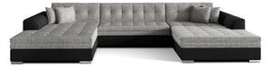 Colțar lemn masiv extensibil Vento Personalizabil, 359 × 165 × 87 cm - Berlin 01 - Soft 11