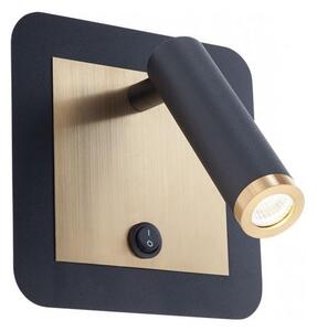 Spot LED de perete CLOSER LED/6W/230V negru Redo 01-3092