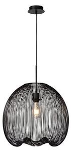 Lucide 20401/45/30 - Lampa suspendata WIRIO 1xE27/60W/230V negru 46 cm