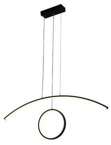 Lustră LED dimabilă pe cablu LED/55W/230V 3000-6500K + telecomandă