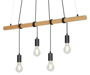 Lustră pe cablu Briloner 4015045 4xE27/25W/230V