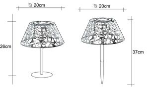 Corp de iluminat LED solar Globo 33648 SOLAR LED/0,06W/3V 3000K IP44