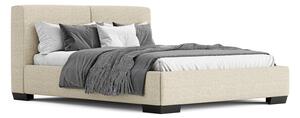 Pat tapițat Loft cu saltea, 140/160/180 cm - 160x200