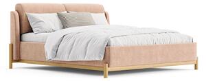 Pat tapițat Arno cu saltea, 140/160/180 cm - 140x200