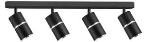 Spot BAMBOO 4xGU10/10W/230V negru