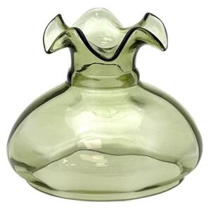 Lampă cu gaz lampant MONIKA 34 cm verde-pădure carouri