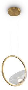 Lustră LED pe cablu Maytoni MOD327PL-L5BS3K LUNARE LED/5W/230V auriu
