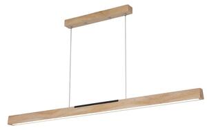 Lustră LED pe cablu LED/22W/230V 4000K 120 cm pin/lemn masiv