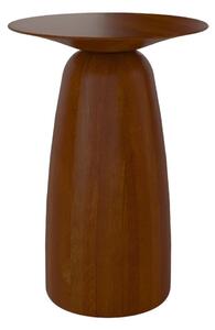 Noptieră lemn masiv Visby 44 cm Ø32 5 cm - Nuc