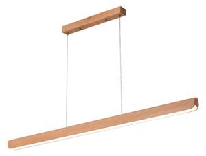 Lustră LED pe cablu LED/22W/230V 4000K 120 cm fag/lemn masiv