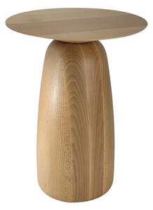 Noptieră lemn masiv Visby 44 cm Ø32 5 cm - Natur